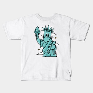 Liberty Purrs Kids T-Shirt